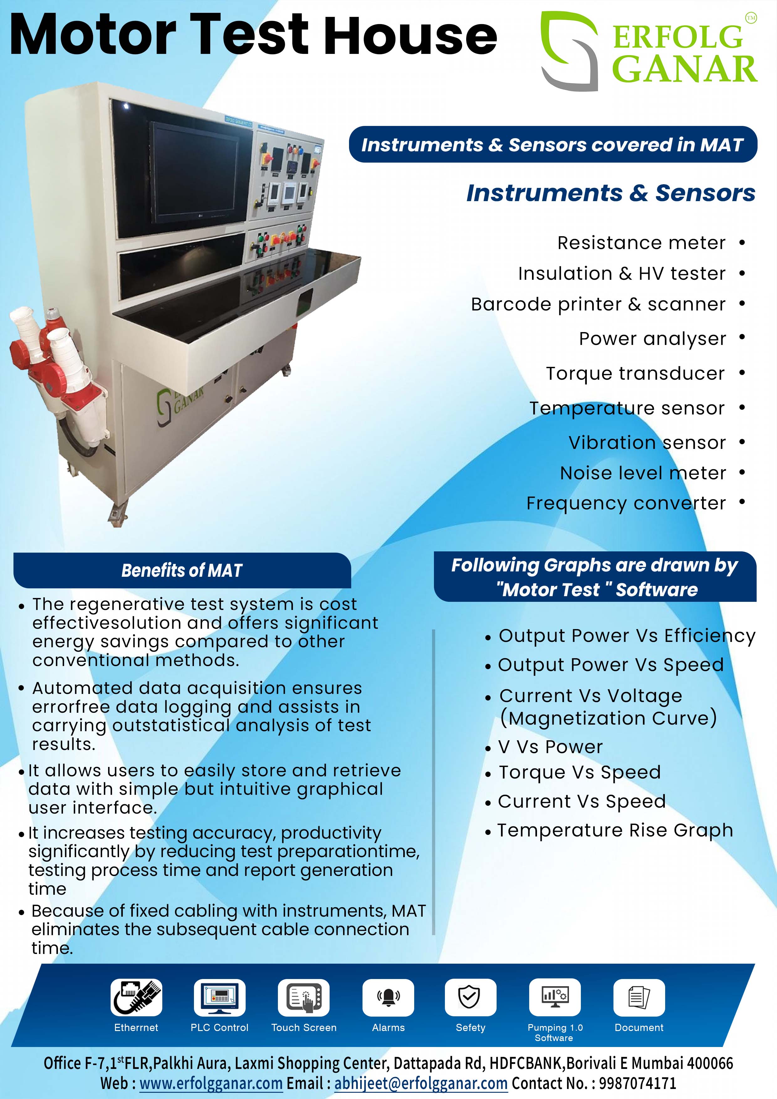 MOTOR TEST PANEL